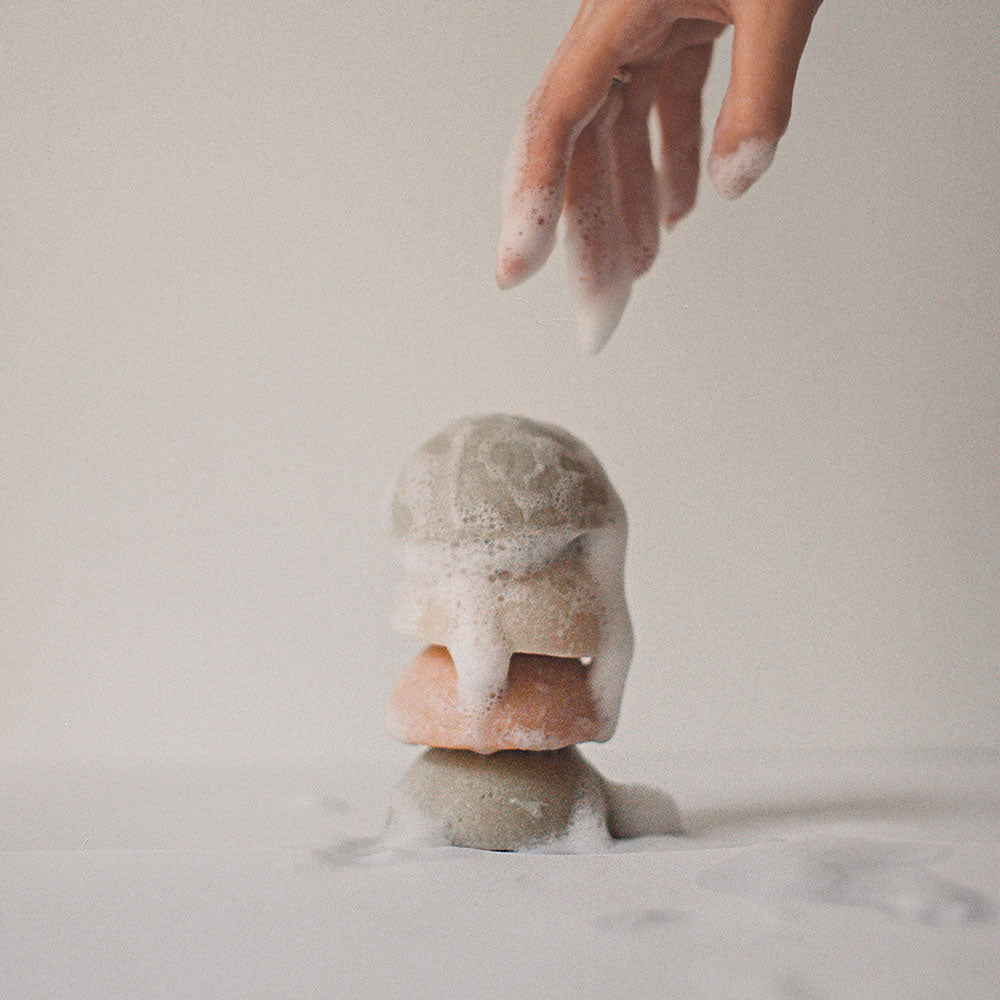 super soft hair wash + balm Textur
