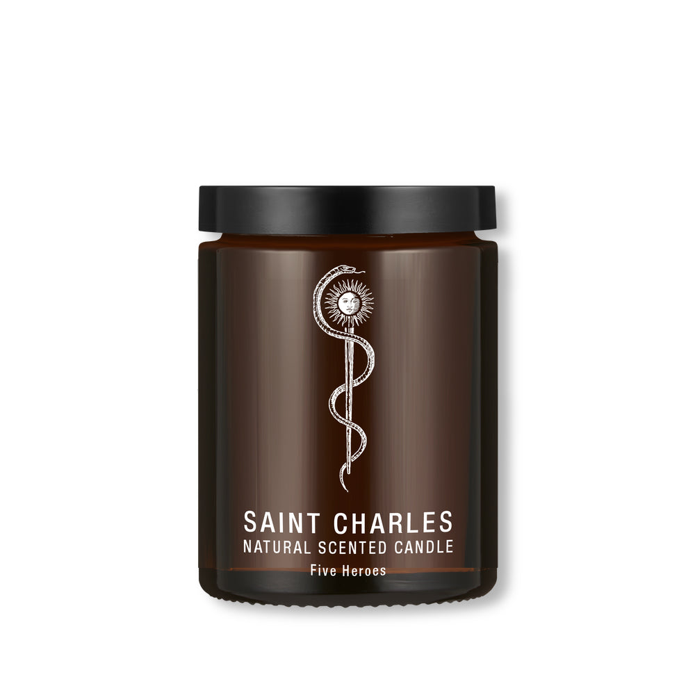 Natural Scented Candle Five Heroes
