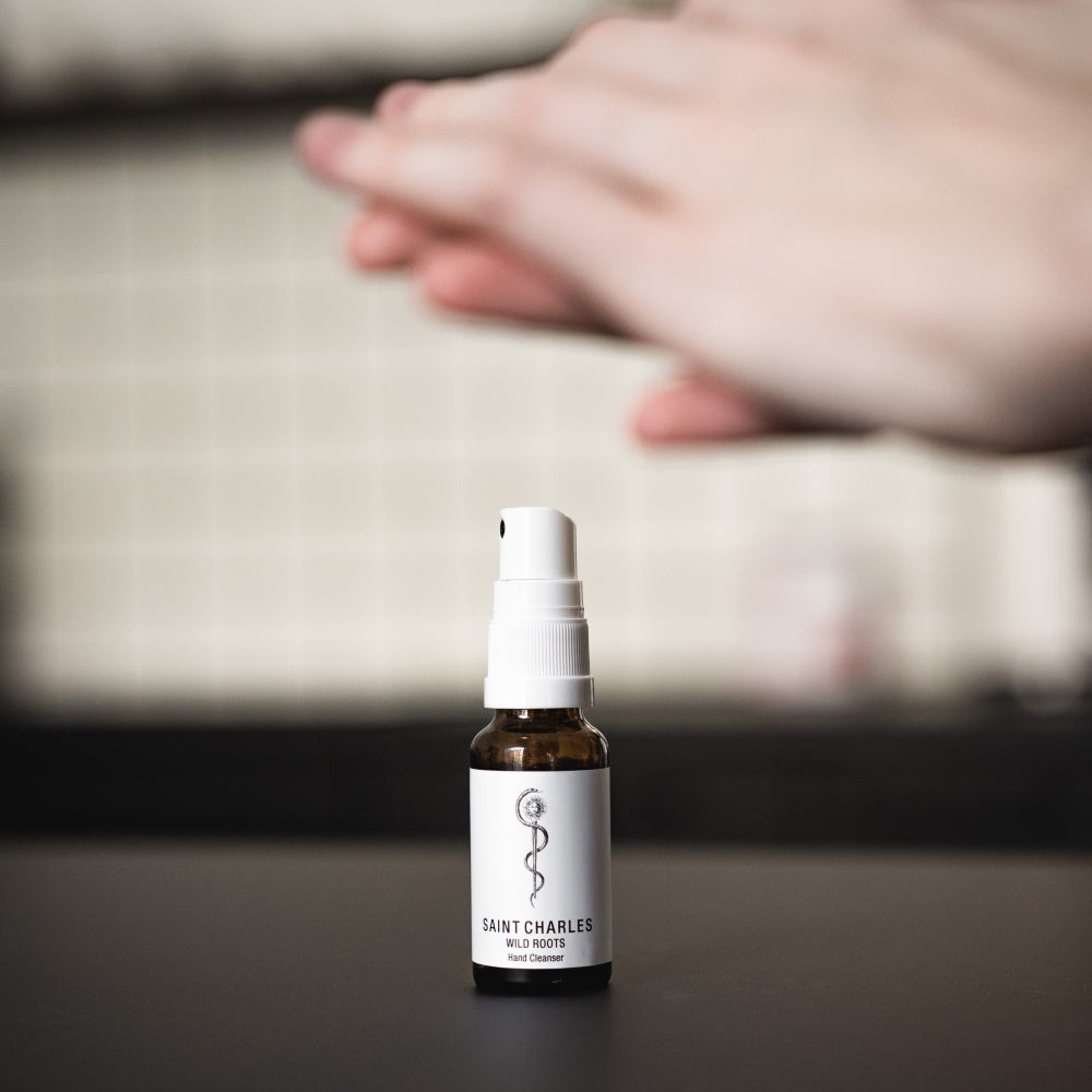 Wild Roots Handspray in Verwendung