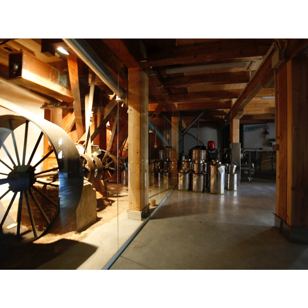 Leinöl Mühle Gilli innen
